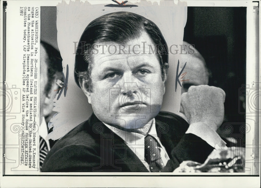 1972 Press Photo Ted Kennedy - RSG08083 - Historic Images