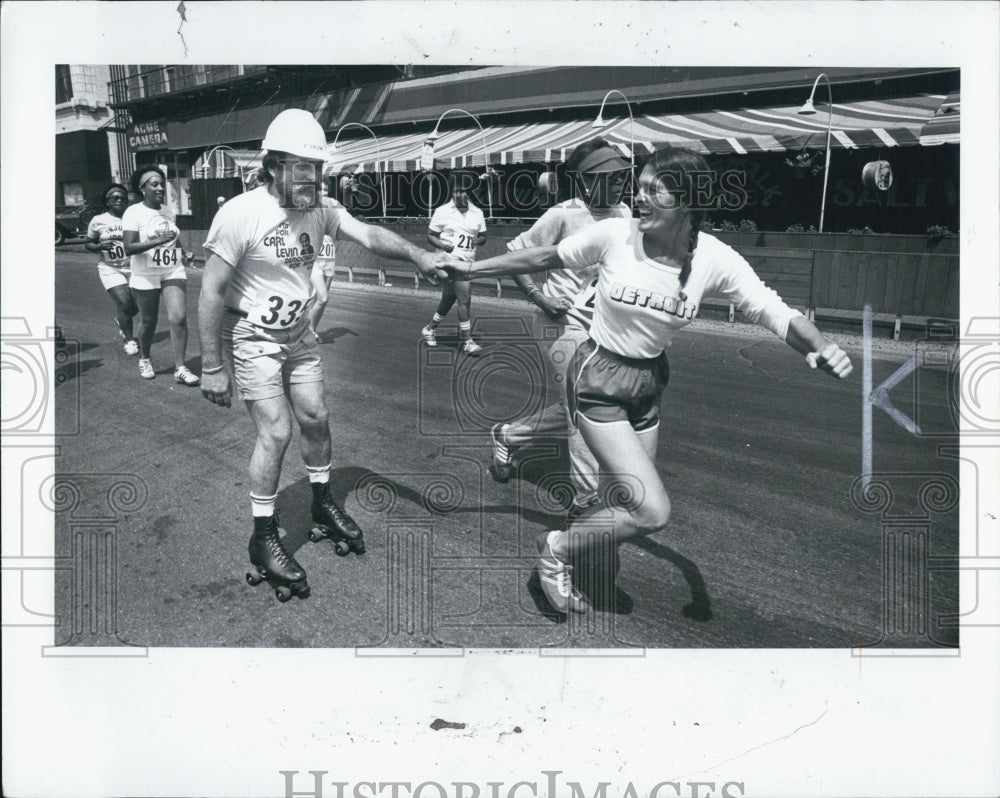 1978 Emly Gail Owner of Emily&#39;s Across the Street Relay Race - Historic Images