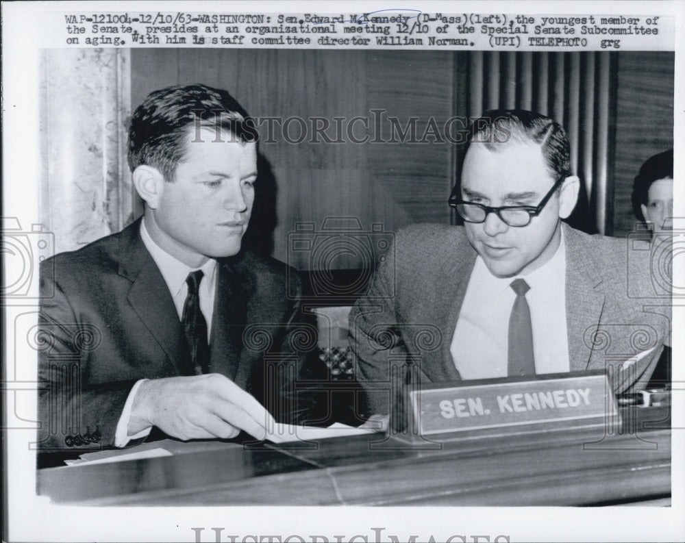 1963 Senator Edward Kennedy - Historic Images