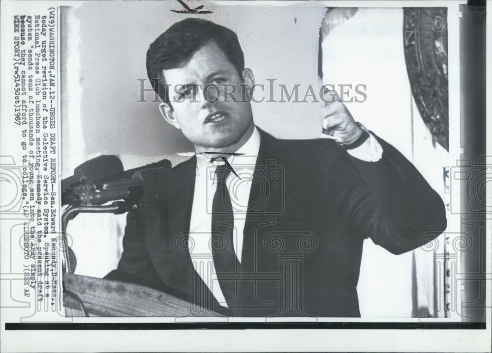 1967 Senator Edward Kennedy - Historic Images