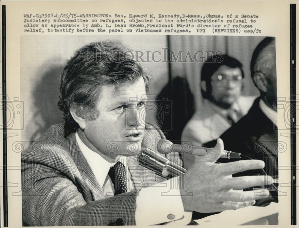 1975 Senator Edward Kennedy - Historic Images