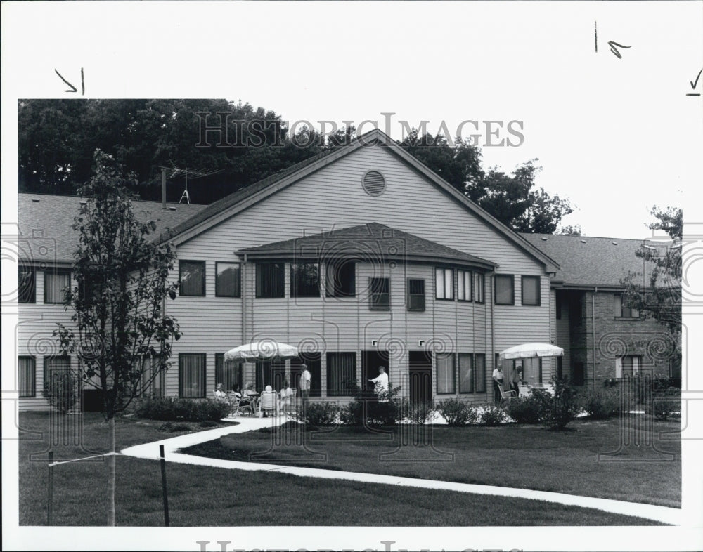 1991 Press Photo Fox Manor On The Lake/Senior Citizen Homes/Detroit Michigan - Historic Images