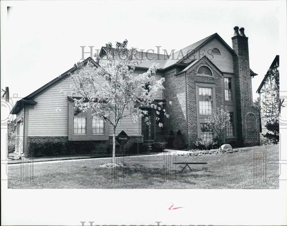 Press Photo Exterior Of Home/Architecture - Historic Images