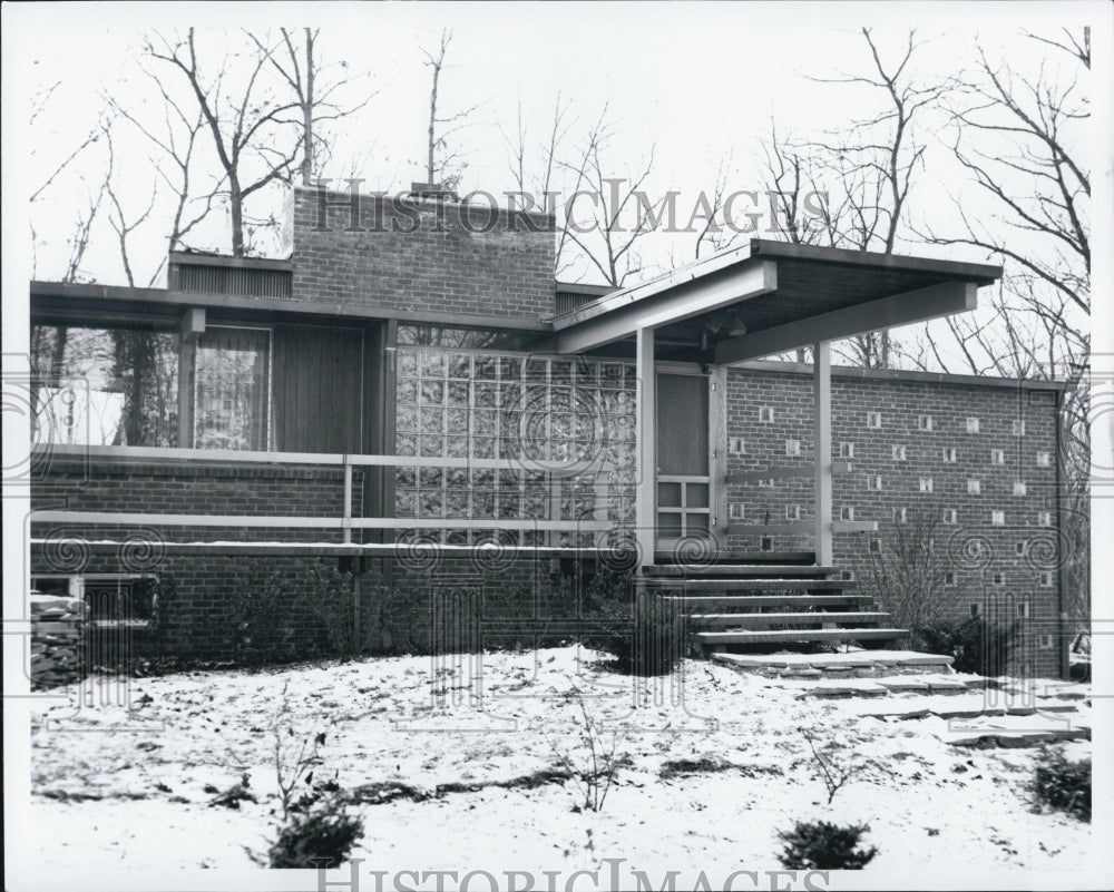 1956 Glass House Ann Arbor - Historic Images