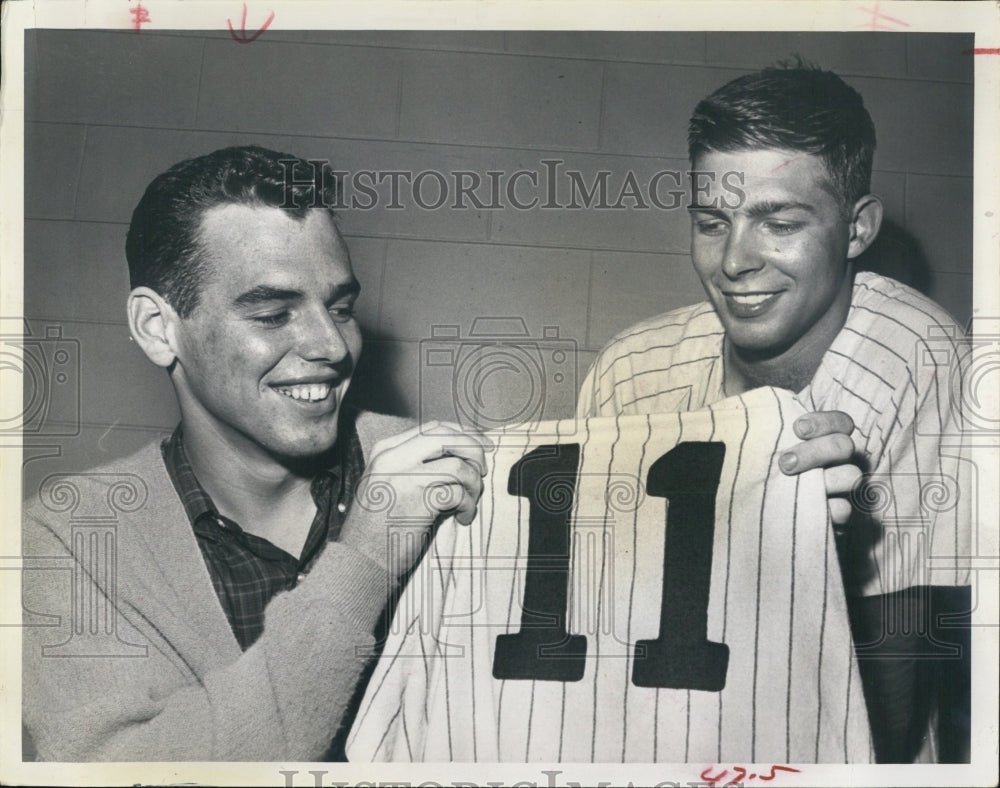 1964 Baseball/Saints Pitcher Mike Kekich/Dave Morgan - Historic Images