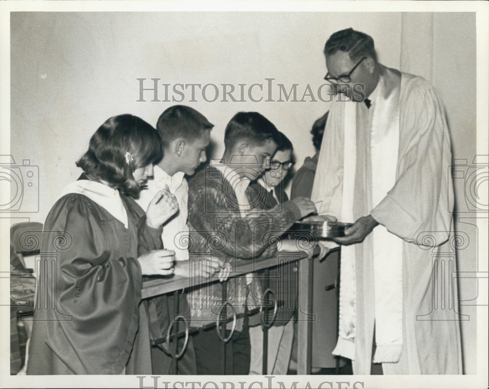 1966 Press Photo Ash Wednesday lent Christian Penitence - RSG09133 - Historic Images