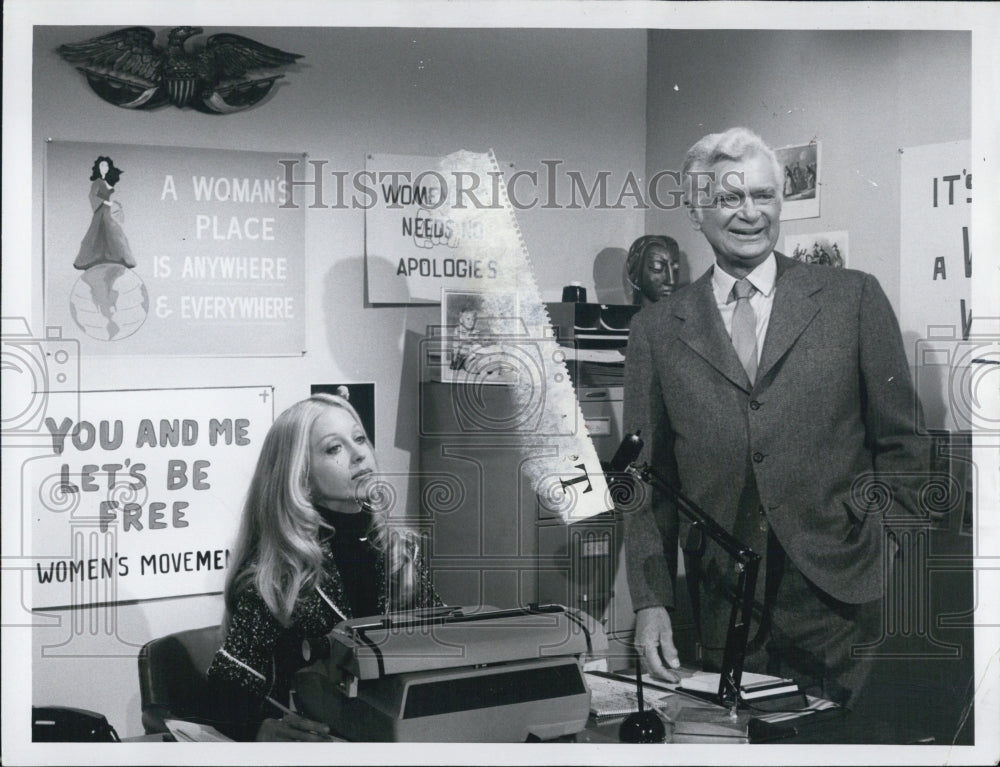 2000 Press Photo Bonnie Ebsen and Buddy Ebsen in Barnaby Jones - Historic Images