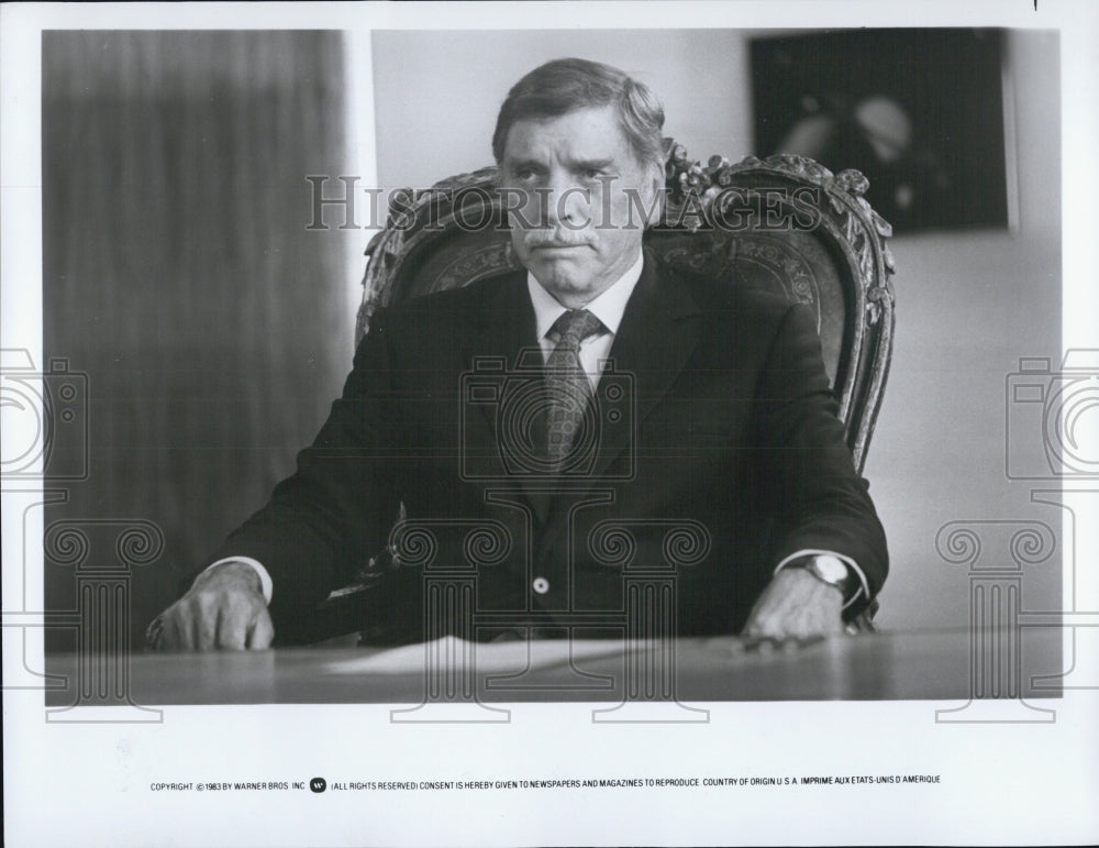 1983 Press Photo Actor Burt Lancaster Stars In Warner Bros. Movie Local Hero - Historic Images