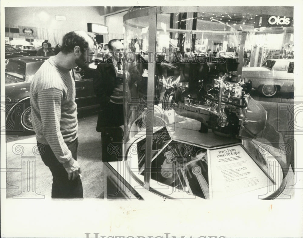 1980 Press Photo Oldsmobile Exhibit - Historic Images