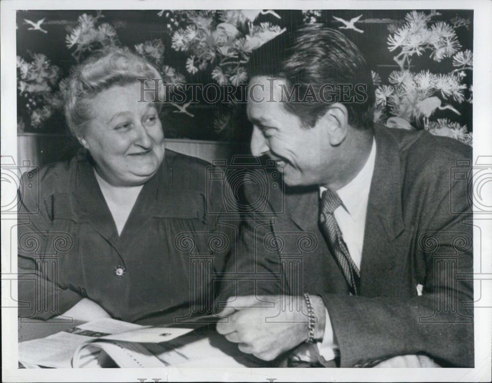 1949 Count Alfred De Marigay & Clara Lane, Hollywood Friendship Club - Historic Images