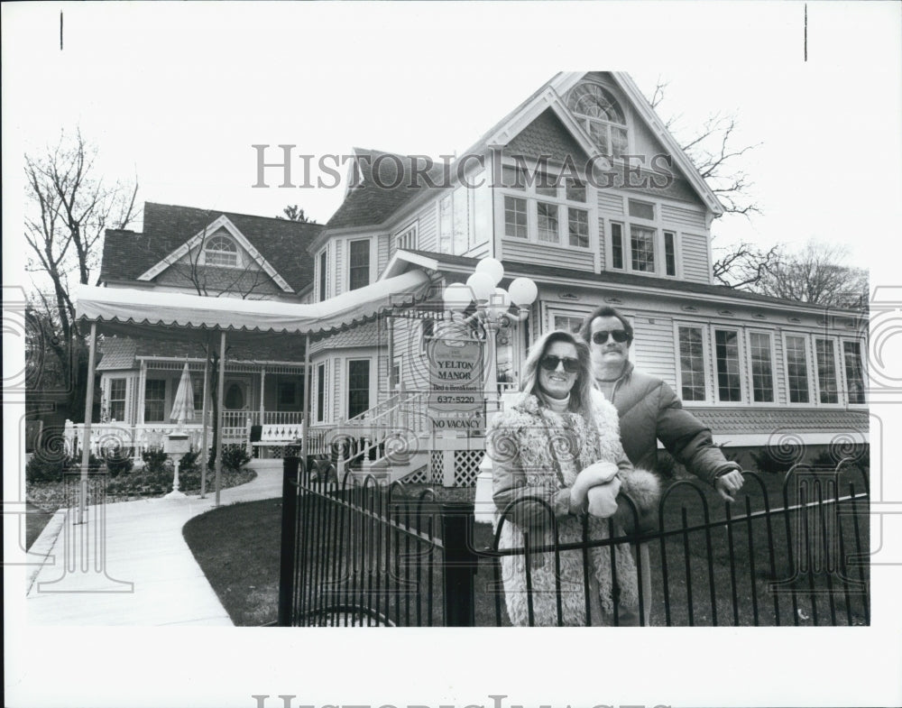 1989 Press Photo Bed &amp; Breakfast Yelton Manor South Haven - Historic Images