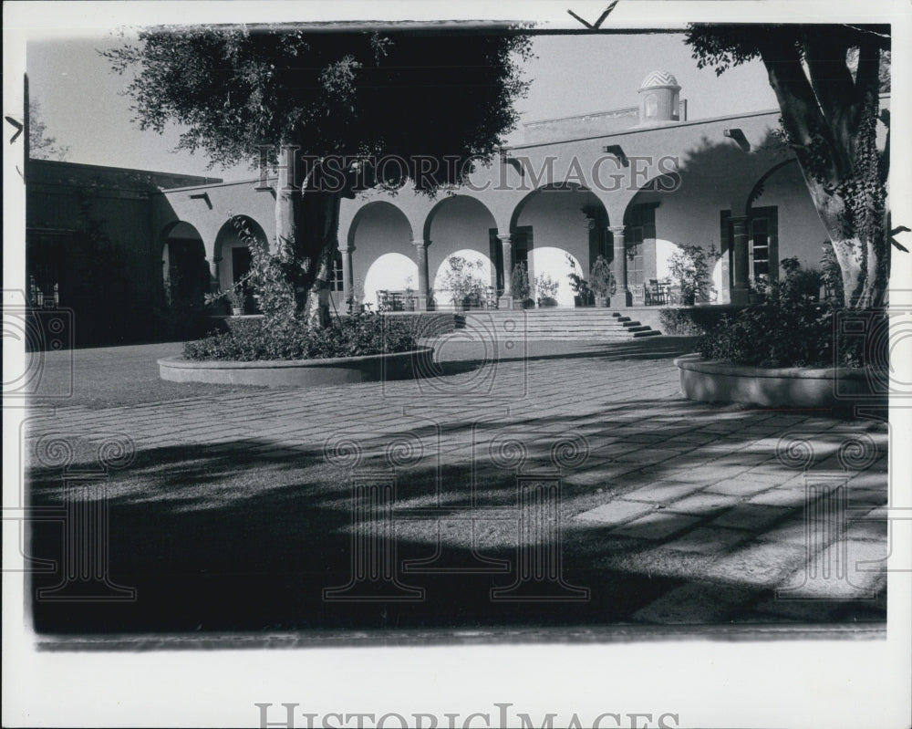 1978 Press Photo Ground level hotel in Mexico - Historic Images