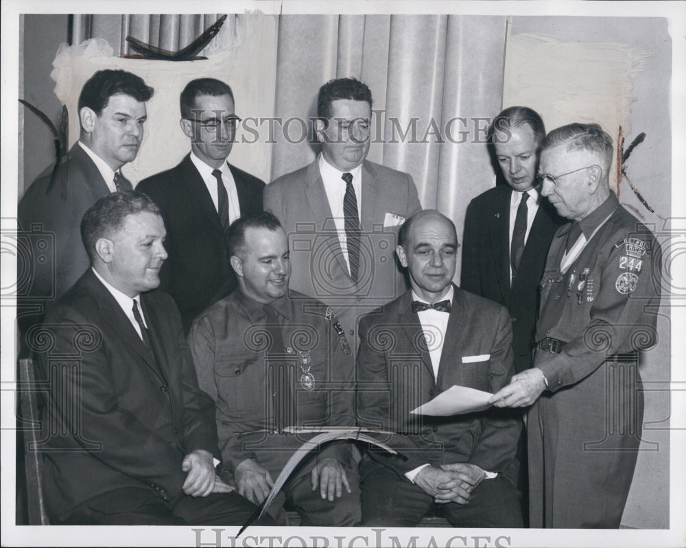 1961 Boyscouts Harold Marshall Bill Morgan Dick McCarthy - Historic Images