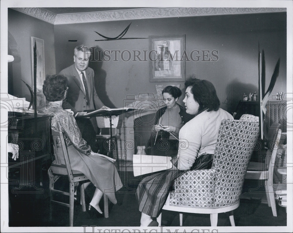 1960 Detroit Opera Theater Marilyn botlow Walter poole - Historic Images