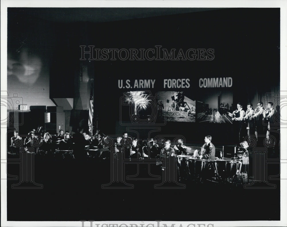 Press Photo U.S. Army Band - Historic Images