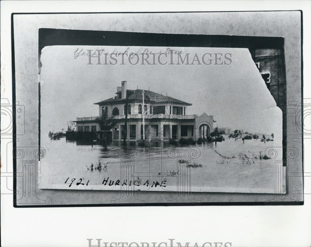 1984 Press Photo 1921 Hurricane Yacht Club Central Avenue - Historic Images