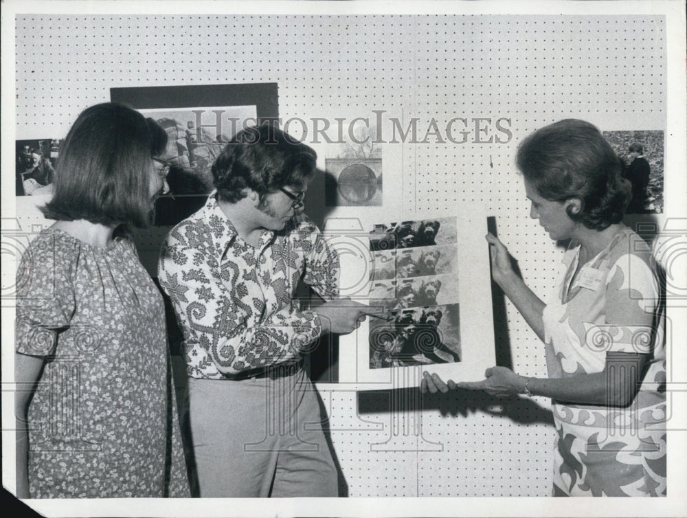 1971 Nancy Howard Carter Photographic Art Display Mrs. David Edmunds - Historic Images