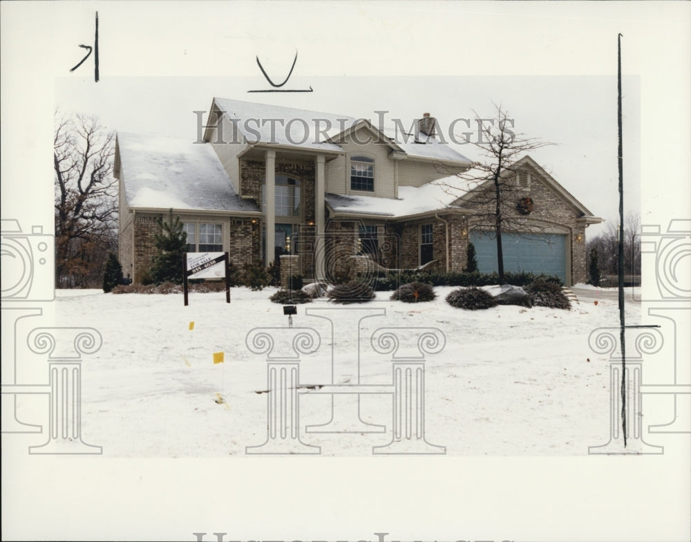 1991 Press Photo house Homearama - Historic Images