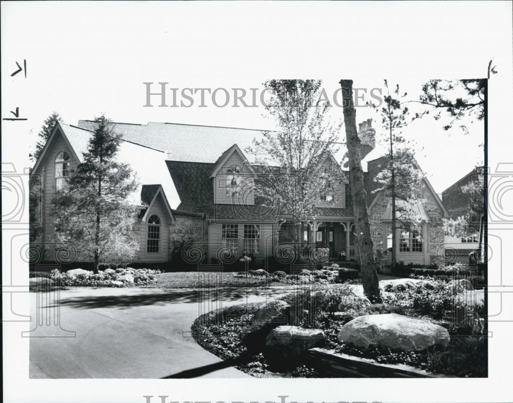 1990 Press Photo Homes in Brighton Michigan Homerama - Historic Images