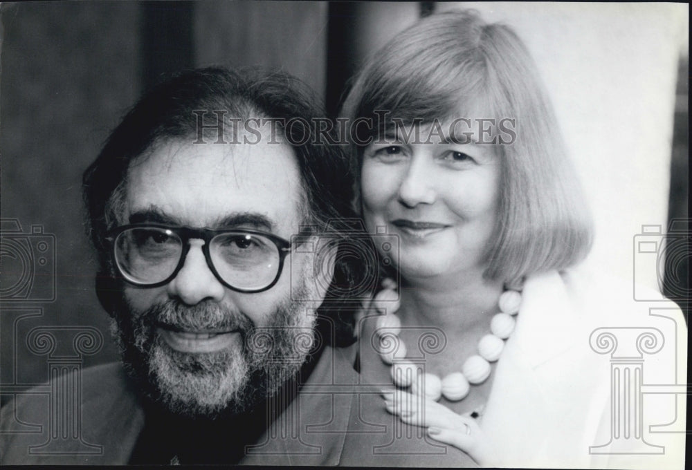 1991 Press Photo Francis Coppola and wife Eleanor - Historic Images