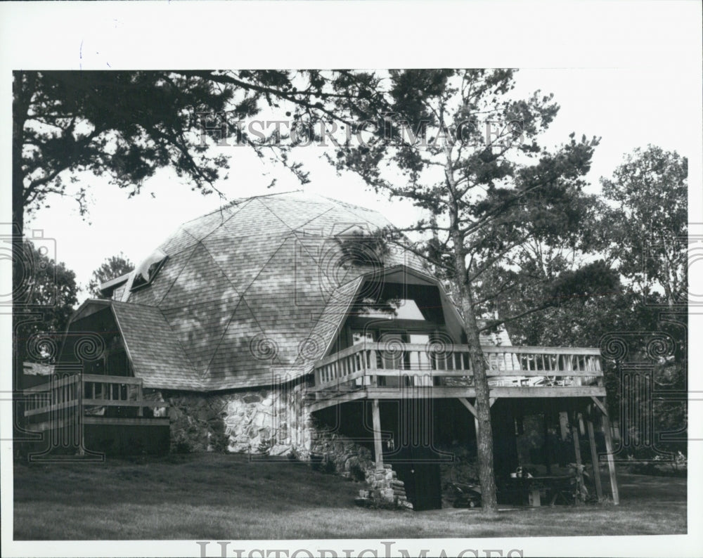 1990 Press Photo Unusual House Arkansas - Historic Images