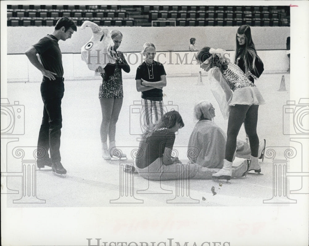 1973 Press Photo Ice Carnival St. Petersburg Bayfront Center - Historic Images