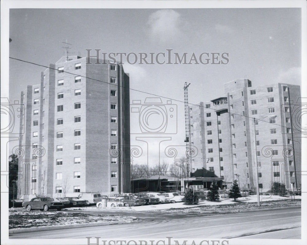 1969 Housing Twin Circle Senior Citizens Inkster Michigan - Historic Images