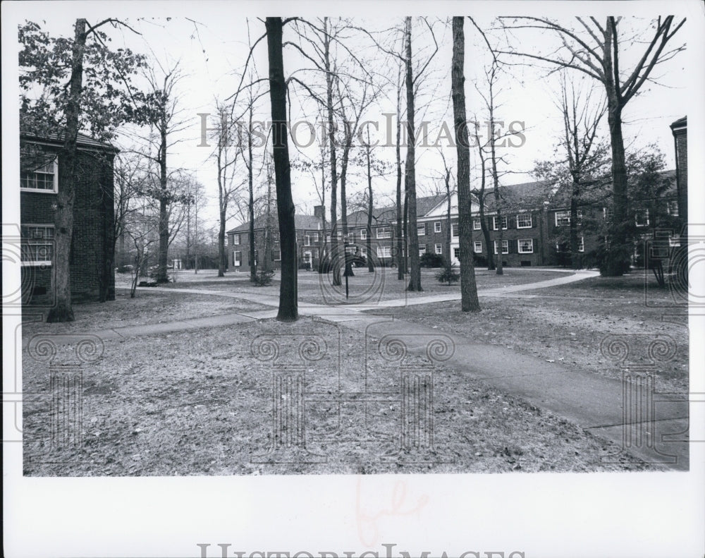 1966 Apartments of Woodland Dr. Michigan. - Historic Images