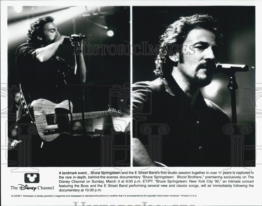 1998 Press Photo Bruce Springsteen E Street Band Musician - Historic Images