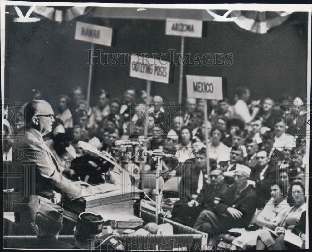 1962 FBI Director J Edgar Hoover Keynote Speaker American Legion - Historic Images