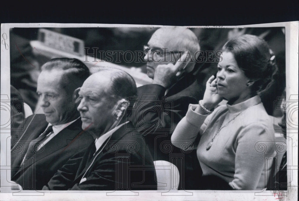 1969 Shirley Temple Black United Nations General Assembly - Historic Images