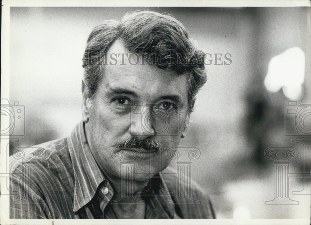 1979 Press Photo Actor Rock Hudson At New York City Rehearsal Hall For Play - Historic Images
