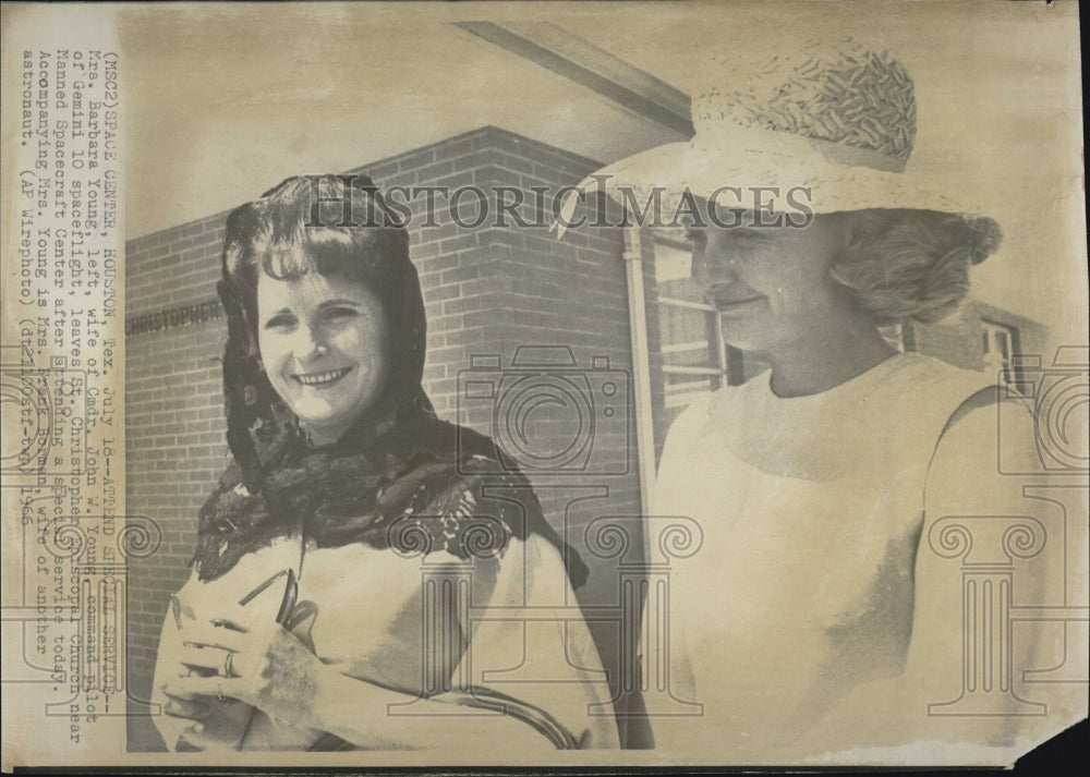 1966 Mrs Barbara Young Wife of Astronaut John Young - Historic Images