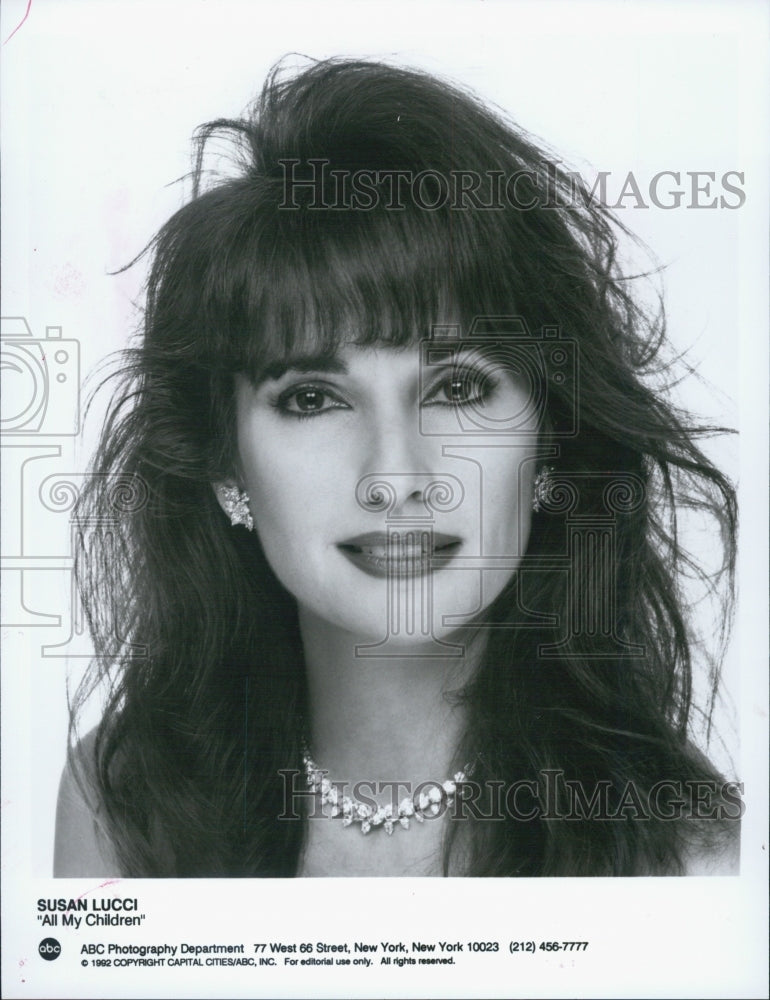 1996 Press Photo Susan Lucci of "All my Children" - Historic Images