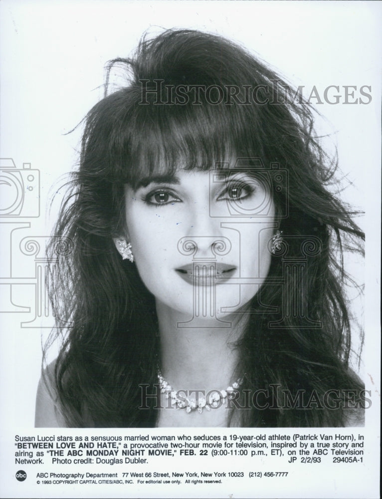 1993 Press Photo Susan Lucci - Historic Images