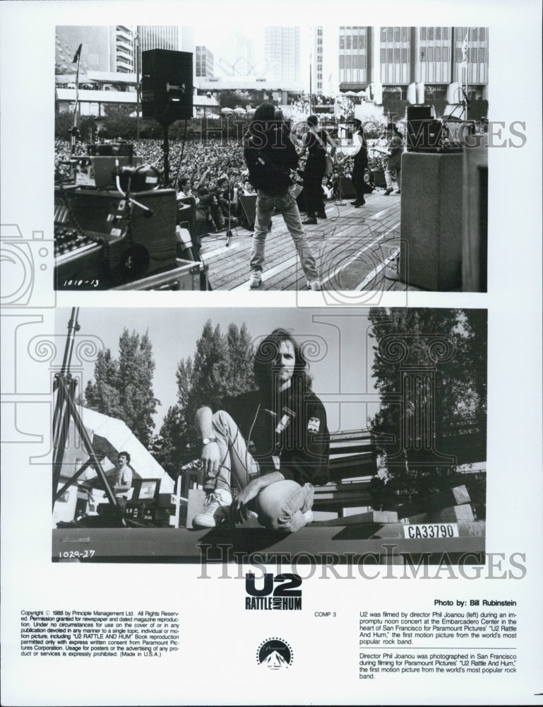 1988 Press Photo U2 - Historic Images