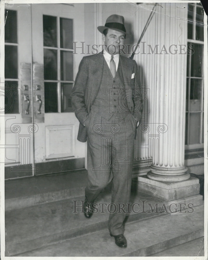 1938 Press Photo Senator Henry Cabot Lodge Jr of Mass - RSG12867 - Historic Images