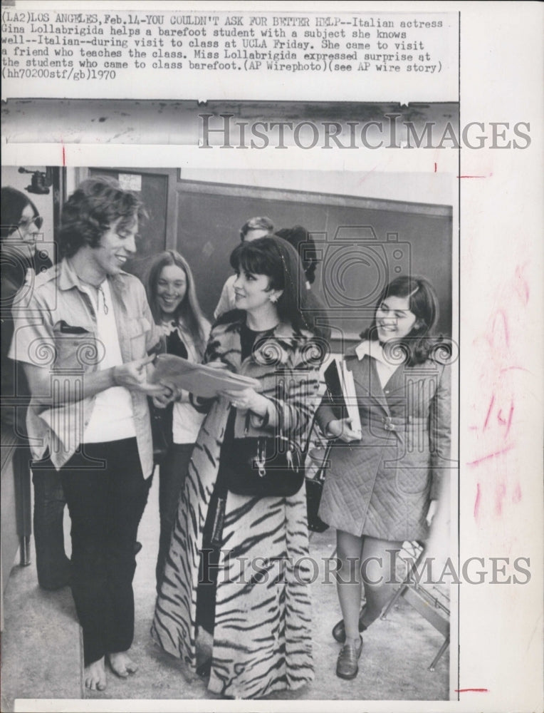1970 Gina Lollobrigida - Historic Images