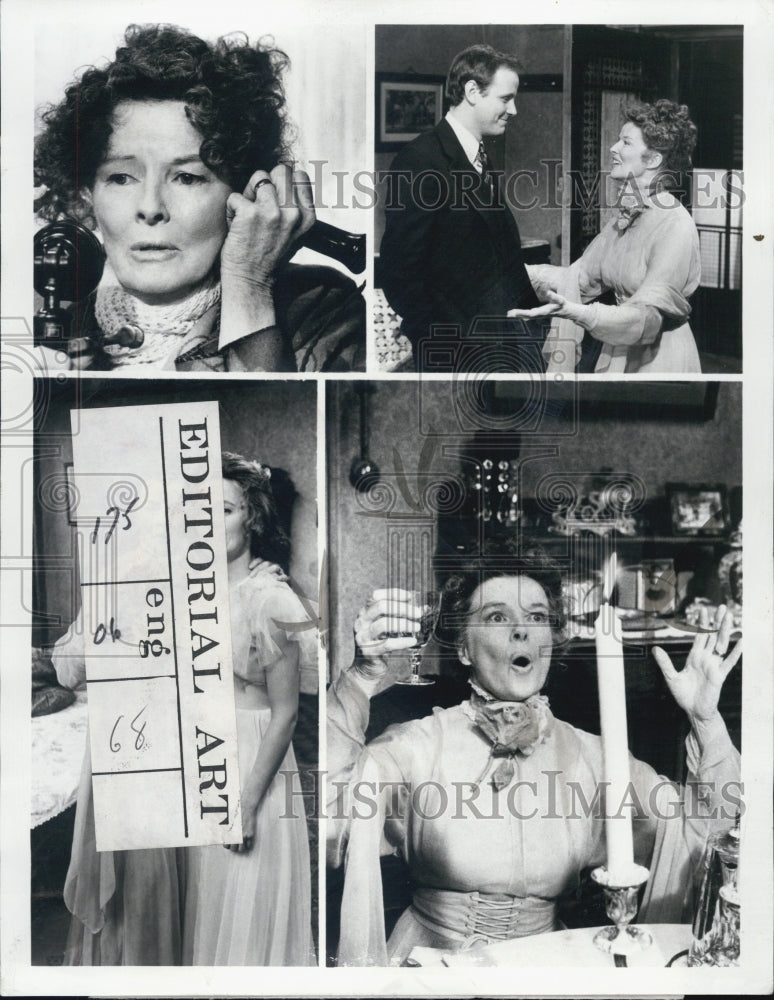 1975 Katherine Hepburn Actress Glass Menagrie - Historic Images