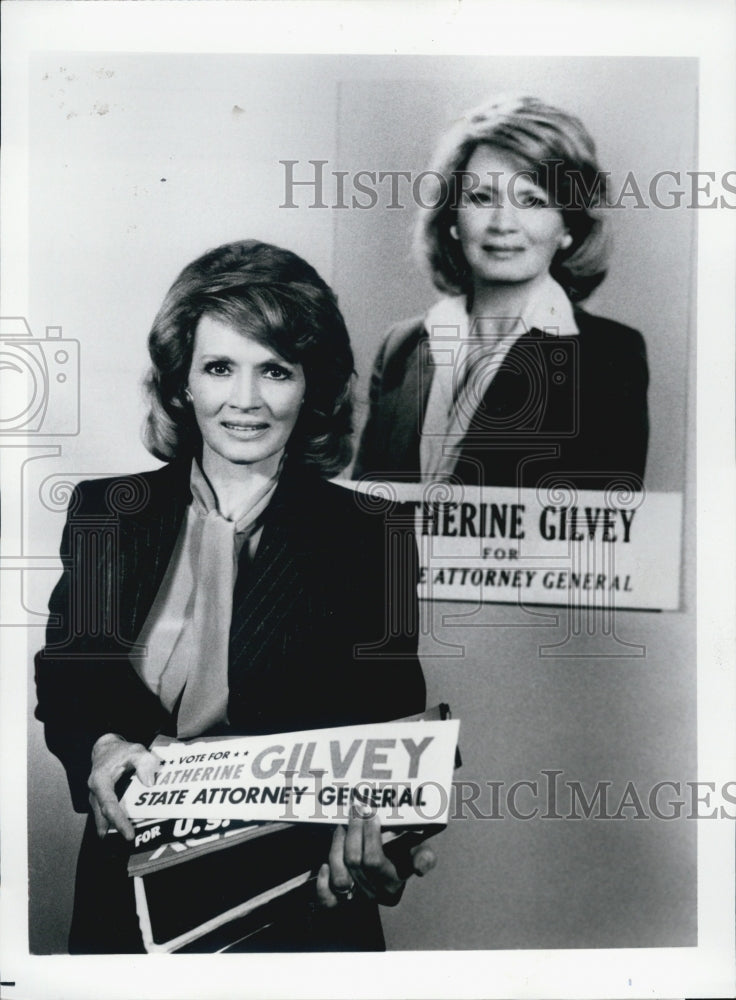 1986 Press Photo Angie Dickinson &quot;A Touch of Scandal.&quot; - Historic Images