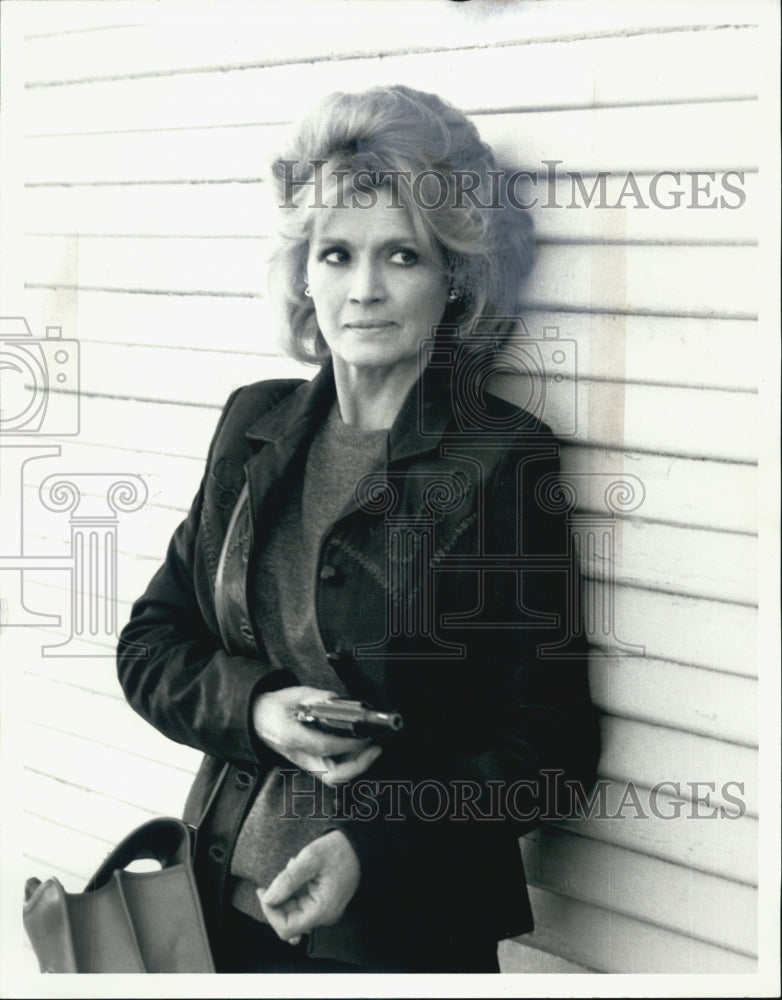 1987 Press Photo Angie Dickinson Actress POLICE STORY - Historic Images