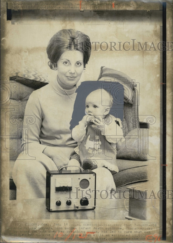 1974 Sudden Infant Death Symptom Monitor - Historic Images