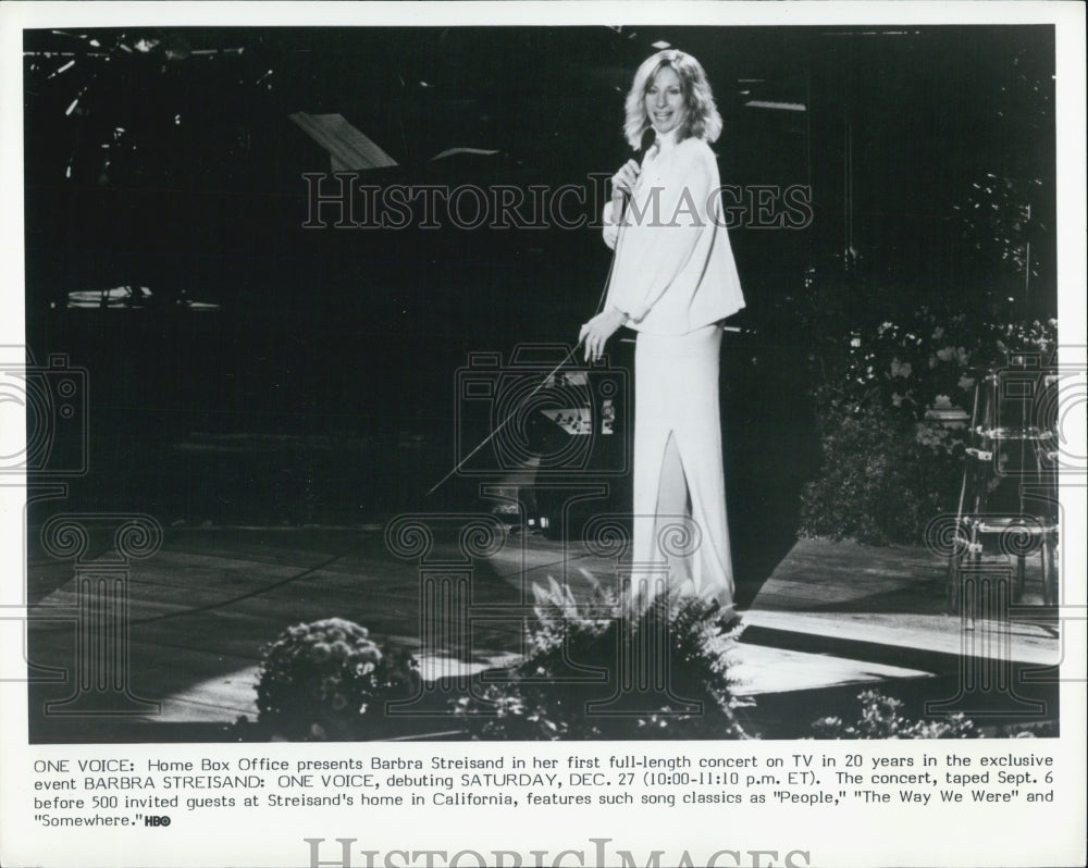 Press Photo Barbara Streisand - Historic Images