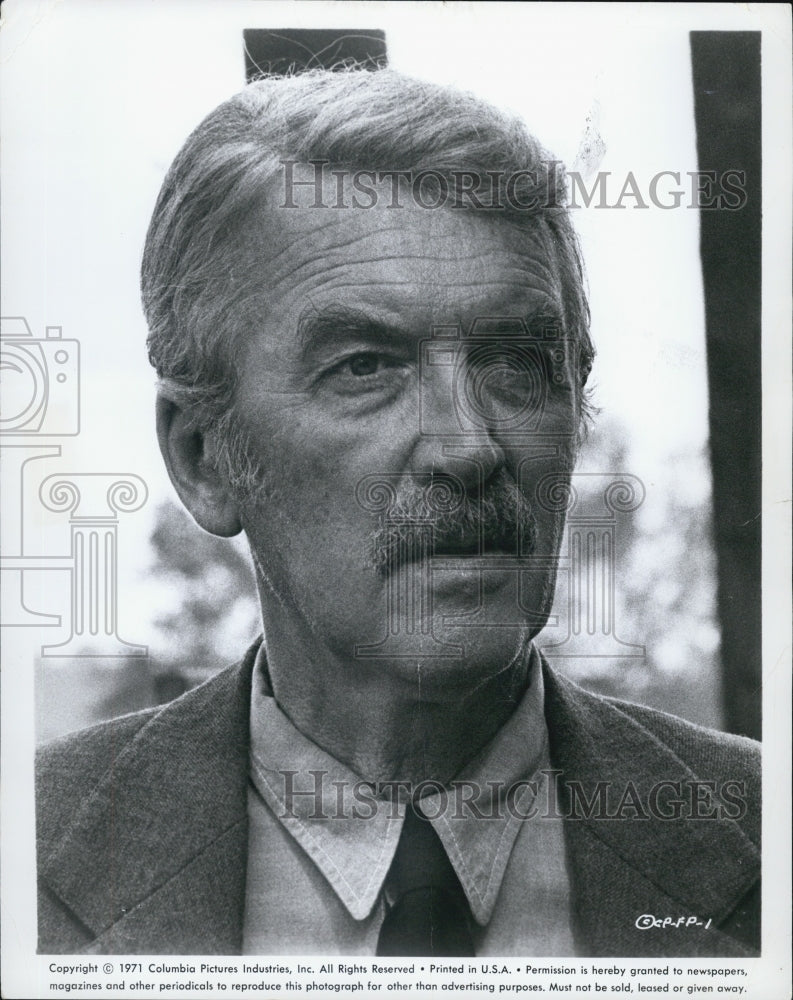 1971 Press Photo James STeward Actress Fools Parade - Historic Images