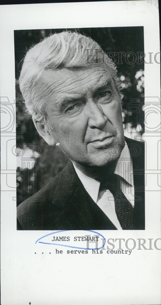 Press Photo Actor James Stewart - Historic Images