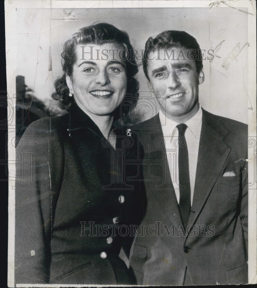 1951  Patricia Kennedy Sister of JFk &amp; Fiance Peter Lawford Actor - Historic Images