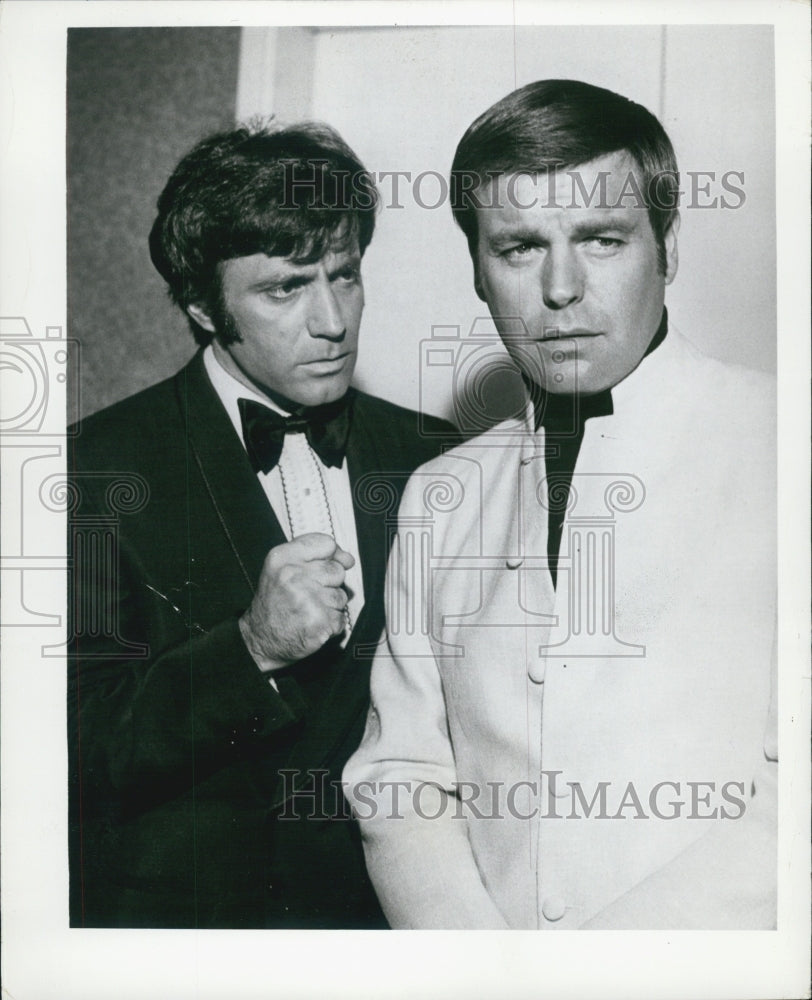 Press Photo Two Men In Suits - Historic Images