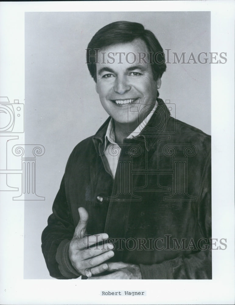 1987 Press Photo Robert Wagner - Historic Images