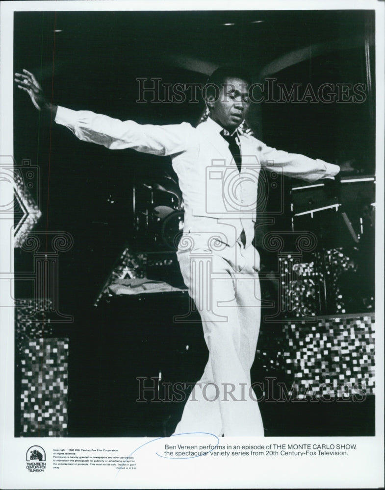 1998 Press Photo Ben Vereen Entertainer The Monte Carlo Show - Historic Images