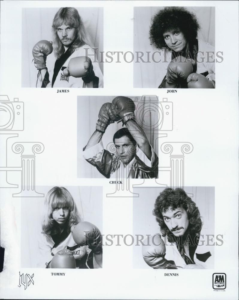 Press Photo Rock Band Styx - Historic Images